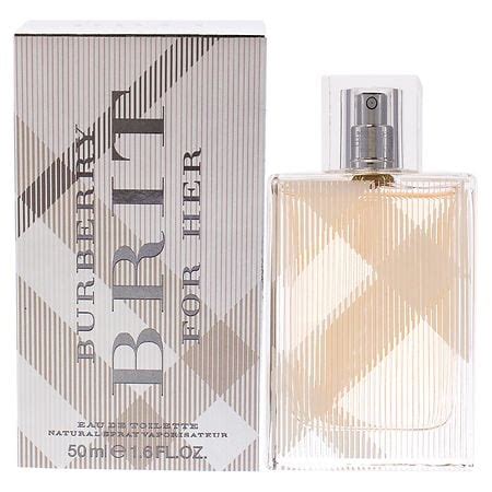 burberry brit eau de toilette natural spray vaporisateur 50ml|burberry brit for her 50ml.